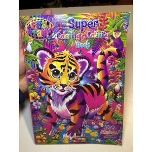 Lisa Frank Super Coloring & Activity Book W/ Over 100 Stickers Tear & Share